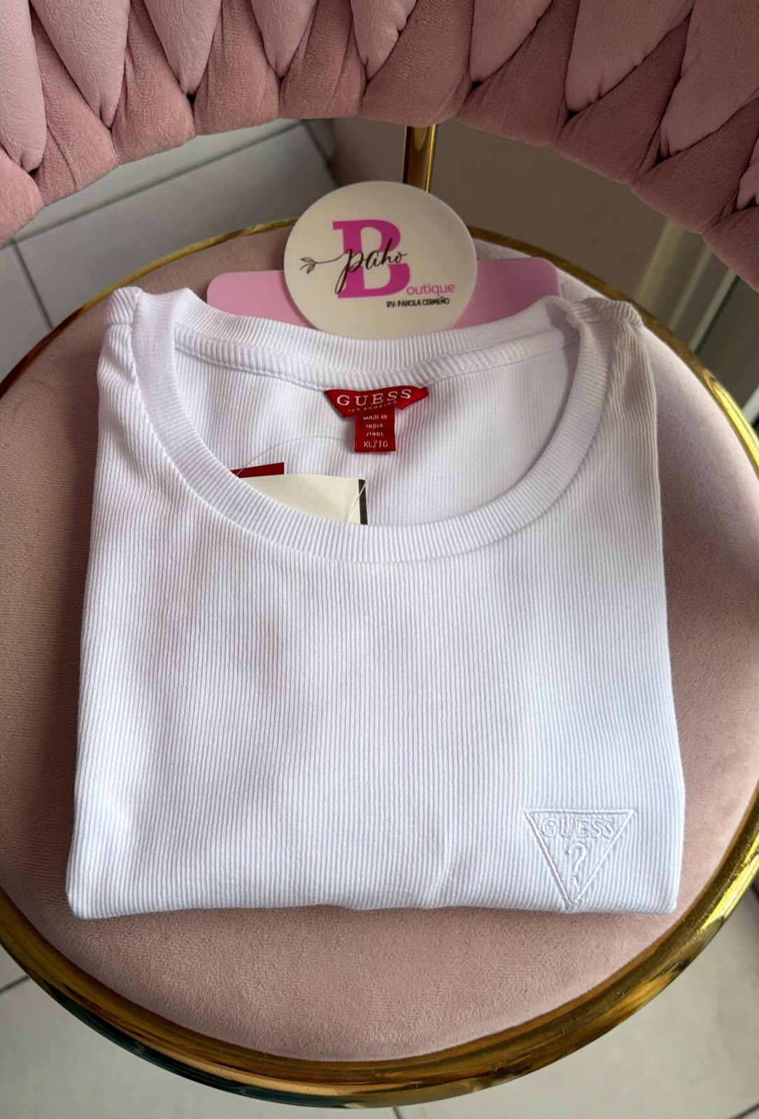BLUSA GUESS BLANCA LISA