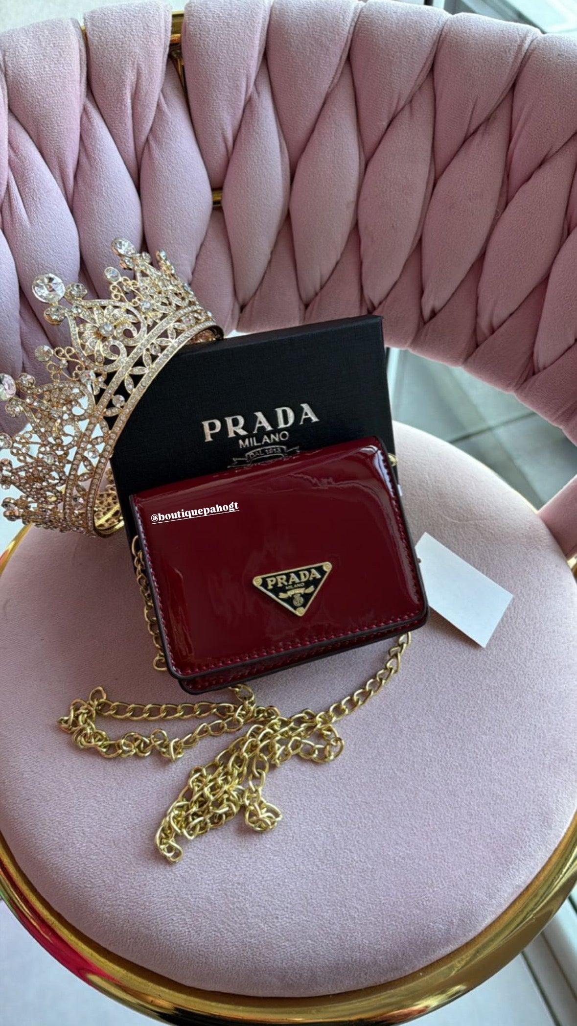 MINI PRADA ROJO DUPE