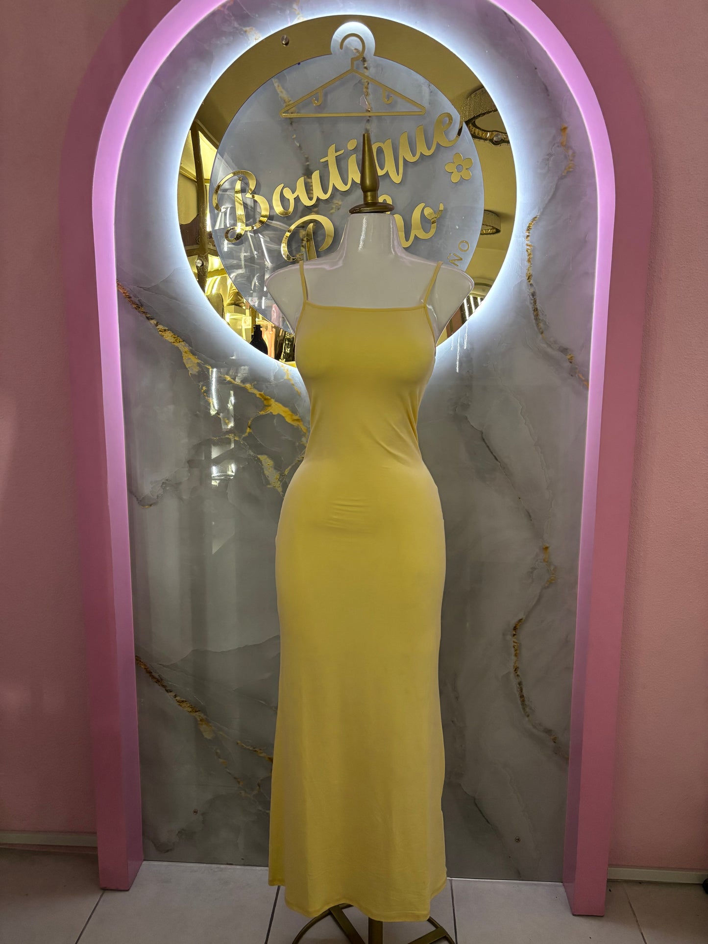 VESTIDO AMARILLO