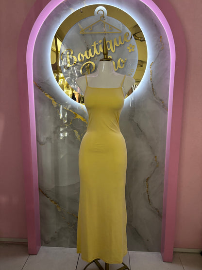 VESTIDO AMARILLO