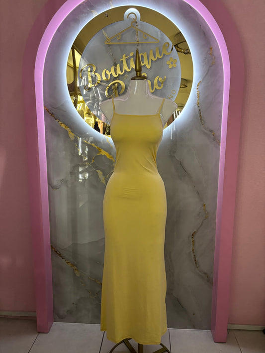 VESTIDO AMARILLO