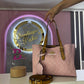 BOLSO COACH ROSA PEQUEÑA DOBLE CORREA DUPE