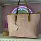 BOLSA COACH ROSA GRANDE DUPE