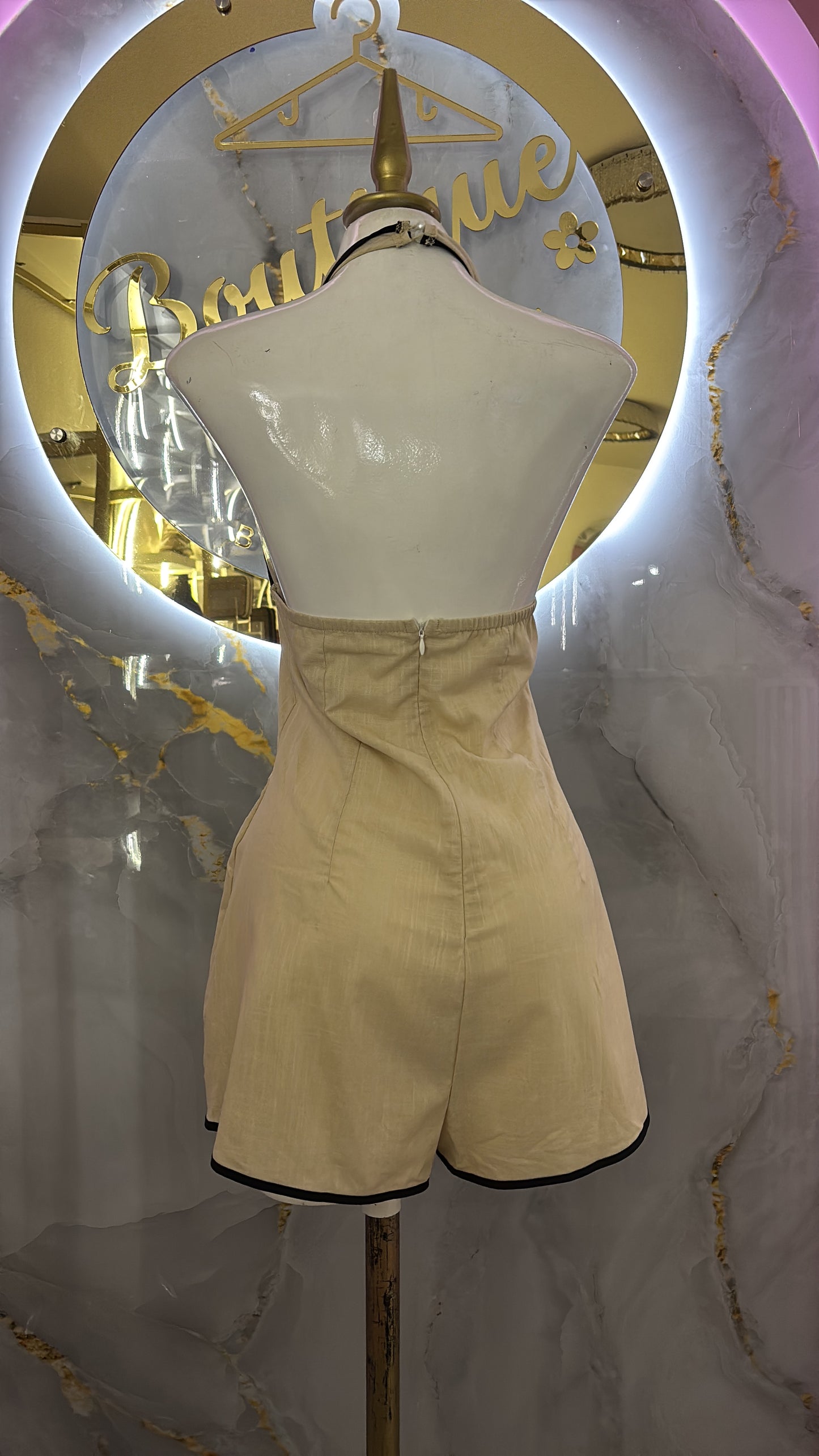 ENTERIZO SHORT BEIGE