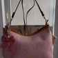 BOLSA MEDIANA COACH ROSA DOBLE CORREA DUPE