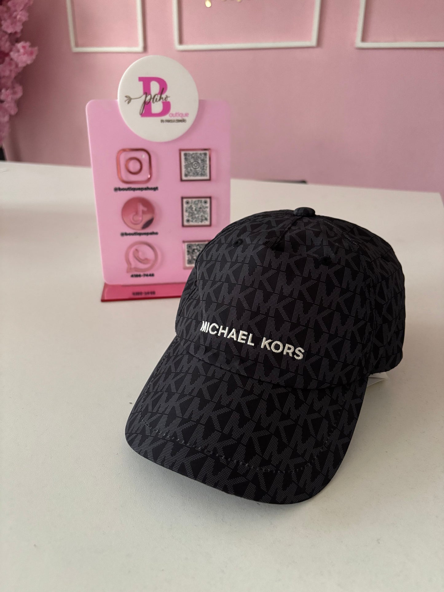 GORRA MICHAEL KORS NEGRA ORIGINAL
