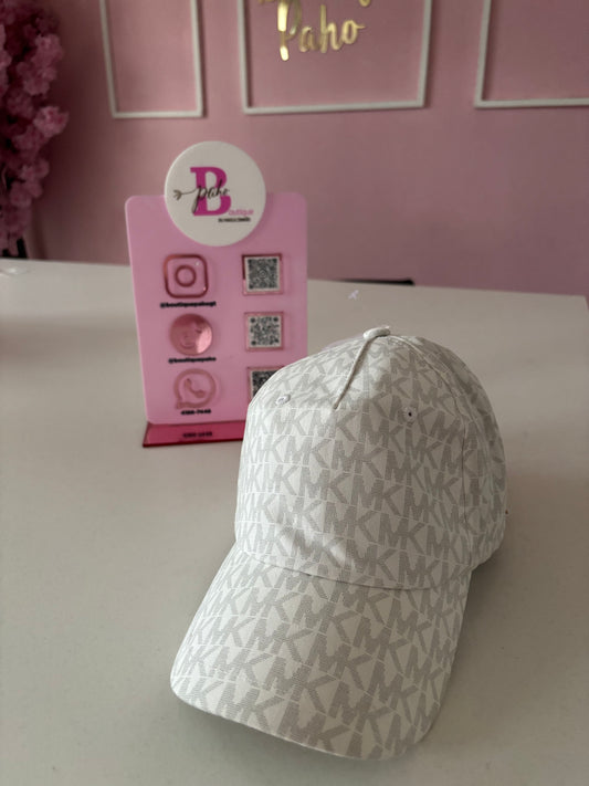 GORRA  MICHAEL KORS BLANCA ORIGINAL