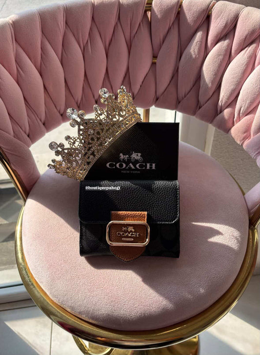 BILLETERA COACH NEGRA DUPE