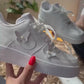 NIKE AIR FORCE 1 BLANCO PERLA MARIPOSA DUPE